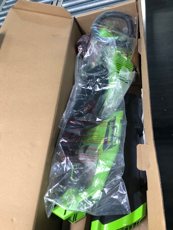 Photo 1 of ***NO BATTERY OR CHARGER*** Greenworks 40V Cordless String Trimmer and Leaf Blower Combo Kit