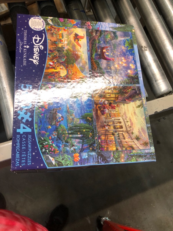 Photo 3 of Ceaco - 4 in 1 Multipack - Thomas Kinkade - Disney Dreams Collection & 4 in 1 Multipack - Thomas Kinkade - Disney Dreams Collection - Lion King, Peter Pan, Princess & The Frog & Jungle Book Puzzles + Puzzles, 4 in 1 Multipack