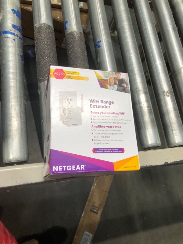 Photo 1 of NETGEAR Wi-Fi Range Extender EX3700 - Coverage Up to 1000 Sq Ft and 15 Devices with AC750 Dual Band Wireless Signal Booster & Repeater (Up to 750Mbps Speed), and Compact Wall Plug Design WiFi Extender AC750