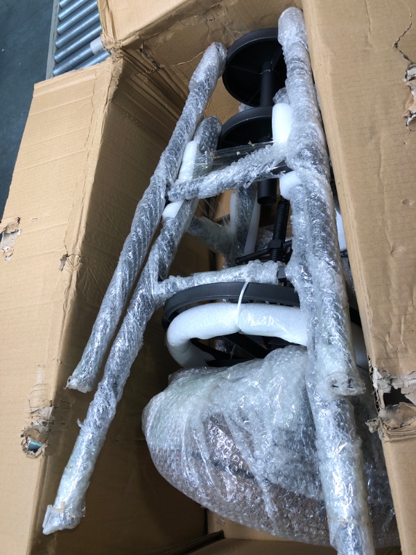 Photo 1 of MSMV 27-35 Inch (Set of 2) Vintage Industrial Bar Stool-Farmhouse Swivel Bar Stool-Swivel Kitchen Island Dining Chair-Kitchen Counter Height Adjustable Pipe Stool-Cast Steel Stool Black Square base