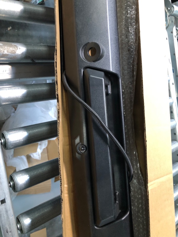 Photo 3 of NOVAPARTS HC3Z9943400PB Tailgate Handle Black & Reverse Backup View Camera for 2017 2018 2019 Ford Super Duty F250 F350 F450 F550 HC3Z-9943400-PB with LED Light Hole