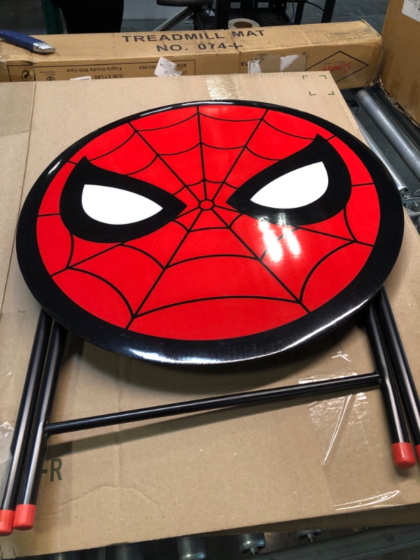 Photo 1 of Marvel Spiderman  Piece Foldable Round Table and Chair Set, Ages 3+