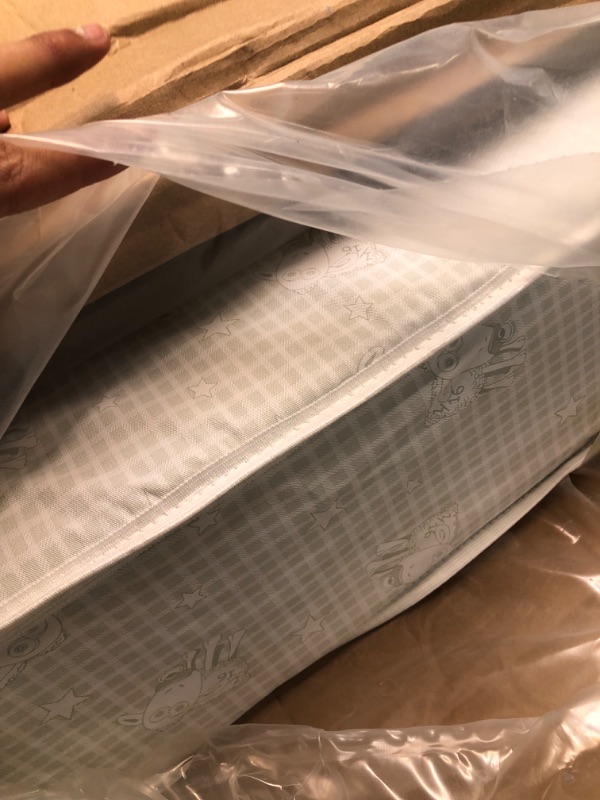 Photo 1 of Serta Perfect Slumber Dual Sided Crib and Toddler Mattress - Waterproof - Hypoallergenic - Premium Sustainably Sourced Fiber Core -GREENGUARD Gold Certified (Non-Toxic) -7 Year Warranty - Made in USA