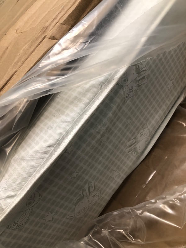 Photo 1 of Serta Perfect Slumber Dual Sided Crib and Toddler Mattress - Waterproof - Hypoallergenic - Premium Sustainably Sourced Fiber Core -GREENGUARD Gold Certified (Non-Toxic) -7 Year Warranty - Made in USA