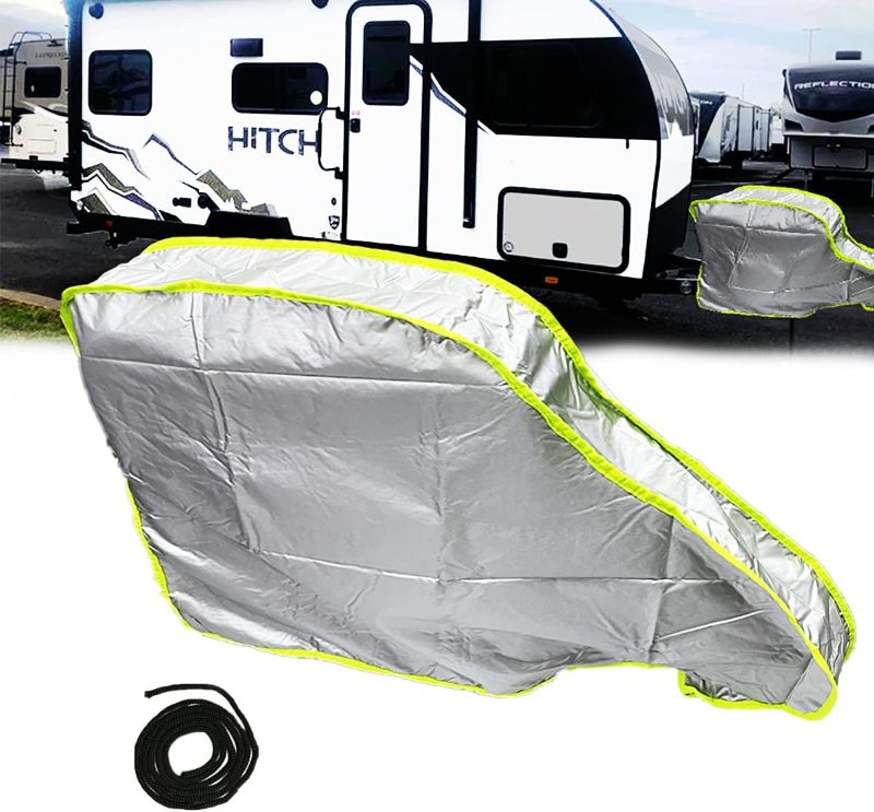 Photo 1 of black and neon green 
Waterproof Caravan Hitch Cover