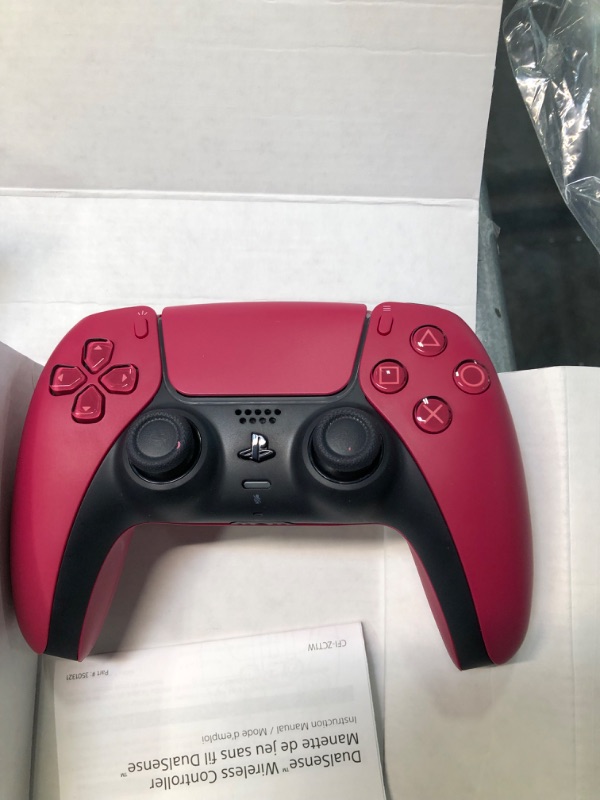 Photo 3 of PlayStation DualSense Wireless Controller – Cosmic Red
