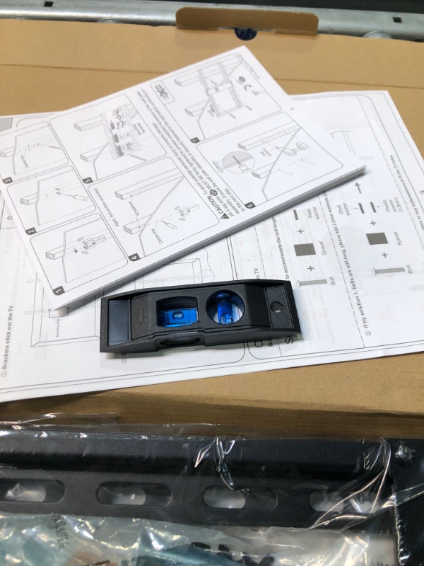 Photo 5 of Mounting Dream TV Mount Fixed for Most 42-70 Inch Flat Screen TVs, UL Listed TV Wall Mount Bracket up to VESA 600 x 400mm and 13