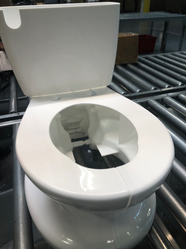 Photo 3 of 
Summer Infant My Size Potty, White - Realistic Potty Training Toilet Looks and Feels Like an Adult Toilet - Easy to Empty and Clean