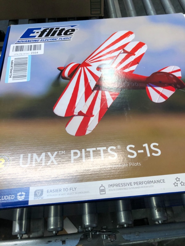 Photo 2 of E-flite RC Airplane UMX Pitts S-1S BNF Basic Transmitter Battery and Charger Not Included with AS3X and Safe Select EFLU15250