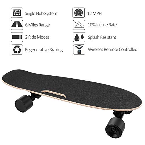 Photo 1 of 
Electric Skateboard  Electric Longboard for Adults 7 Layers Maple Electric Skateboards, 20 MPH Top Speed, 10 Miles Range