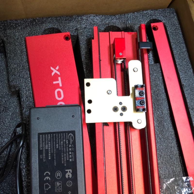Photo 4 of xTool D1 Pro Upgraded Laser Engraver red, 5W Output Power Laser Cutter, 36W Higher Accuracy Laser Engraving Machine, Laser Engraver for Wood and Metal, Paper, Acrylic,Glass, Leather etc Golden Red D1 Pro 5W Basic