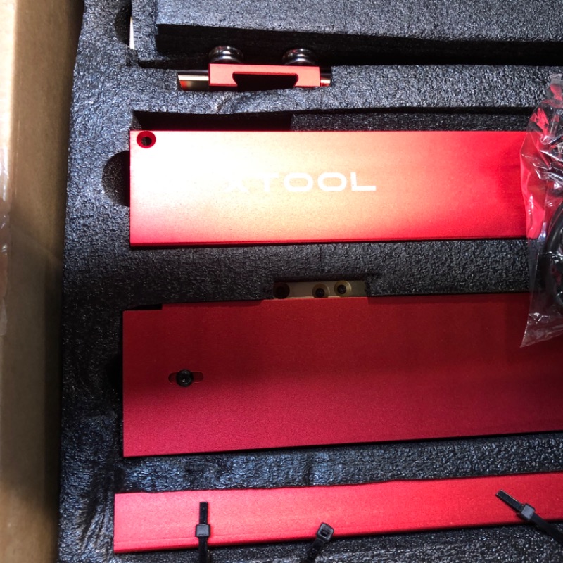 Photo 11 of xTool D1 Pro Upgraded Laser Engraver red, 5W Output Power Laser Cutter, 36W Higher Accuracy Laser Engraving Machine, Laser Engraver for Wood and Metal, Paper, Acrylic,Glass, Leather etc Golden Red D1 Pro 5W Basic