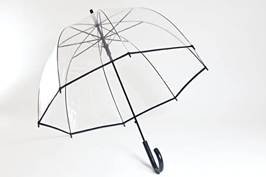 Photo 1 of SMATI Stick Birdcage Clear Umbrella Bubble Transparent - Automatic Open