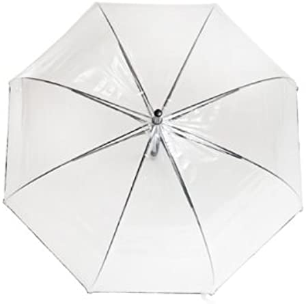 Photo 1 of SMATI Stick Birdcage Clear Umbrella Bubble Transparent - Automatic Open