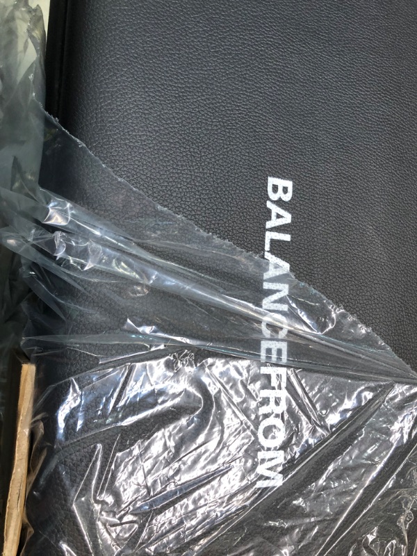 Photo 1 of BalanceFrom 2" Thick Tri-Fold Folding Exercise Mat with Carrying Handles for MMA, Gymnastics and Home Gym Protective Flooring Black2