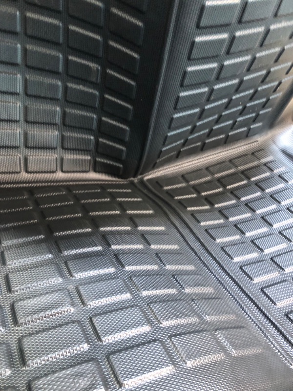 Photo 3 of Maysoo Tesla Model Y Floor Mats, Tesla Model Y 5-Seat 2020-2023 Accessories, All Weather Floor Mat Front Rear Cargo Liner Mat, Heavy Duty Floor Mats (Set of 6) Model Y floor mats (set of 6)