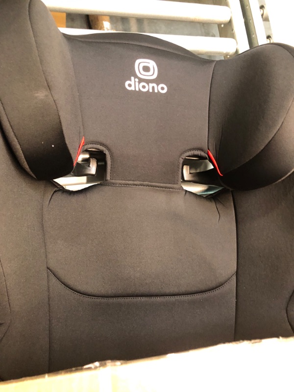 Photo 3 of Diono Cambria 2 XL 2022, Dual Latch Connectors, 2-in-1 Belt Positioning Booster Seat, High-Back to Backless Booster with Space and Room to Grow, 8 Years 1 Booster Seat, Black NEW! Black