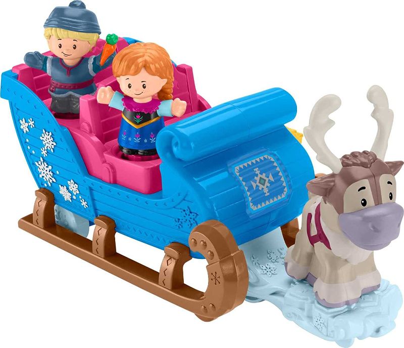 Photo 1 of 
Fisher-Price Disney GGV30 Frozen Kristoff's Sleigh by Little People, Multi Color