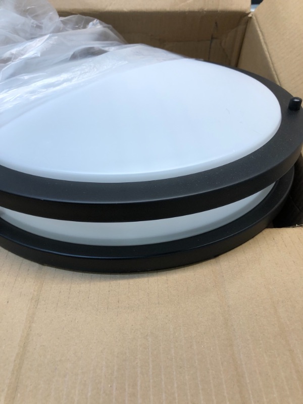 Photo 1 of Drosbey 36W LED Ceiling Light Fixture, 13in Flush Mount Light Fixture, Ceiling Lamp for Bedroom, Kitchen, Bathroom, Hallway, Super Bright 3200 Lumens, 3000K Warm White