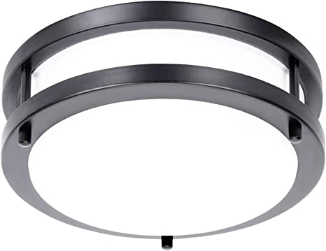 Photo 1 of Drosbey 36W LED Ceiling Light Fixture, 13in Flush Mount Light Fixture, Ceiling Lamp for Bedroom, Kitchen, Bathroom, Hallway, Super Bright 3200 Lumens, 3000K Warm White