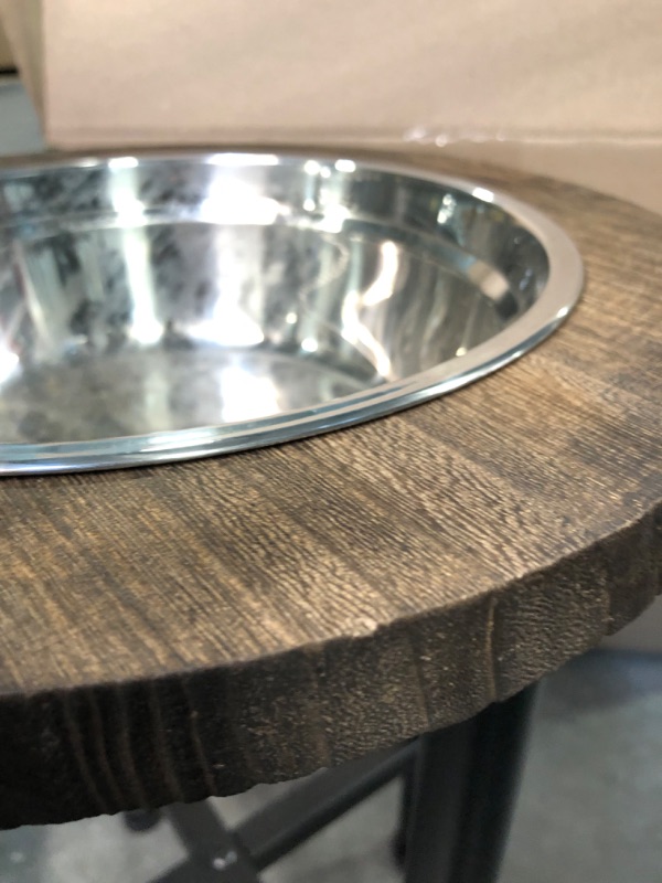 Photo 3 of Yangbaga Large Dog Feeding Station, Extra High Elevated Dog Bowl with Durable Metal Legs, Raised Dog Food&Water Feeder, Comes with a Big Stainless Steel Bowl for 13 Cups of Water or 35 oz of Dog Food