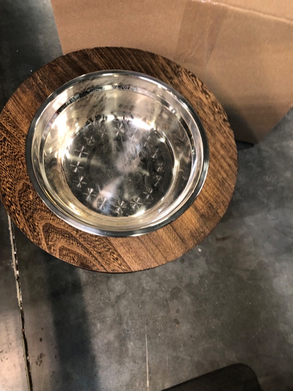 Photo 5 of Yangbaga Large Dog Feeding Station, Extra High Elevated Dog Bowl with Durable Metal Legs, Raised Dog Food&Water Feeder, Comes with a Big Stainless Steel Bowl for 13 Cups of Water or 35 oz of Dog Food