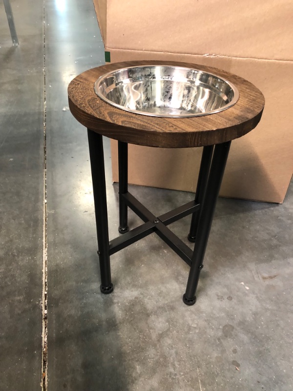 Photo 4 of Yangbaga Large Dog Feeding Station, Extra High Elevated Dog Bowl with Durable Metal Legs, Raised Dog Food&Water Feeder, Comes with a Big Stainless Steel Bowl for 13 Cups of Water or 35 oz of Dog Food