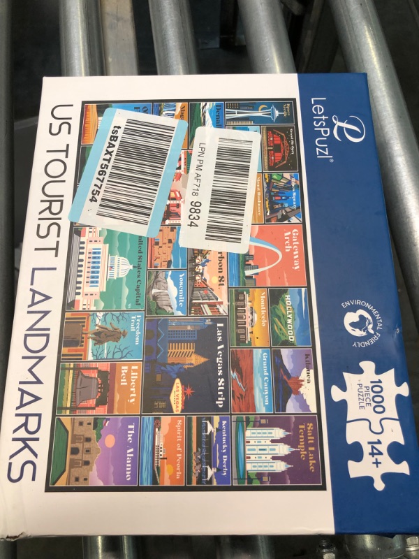Photo 1 of US Tourist Landmark Jigsaw Puzzles – 1000 Piece Puzzle for Adults/Travel Puzzle/Jigsaw Puzzle Stunning/Puzzles for Adults 1000 Pieces and Up/ 20" x 27"/ 4 Fun Bonus Items by LetsPuzl