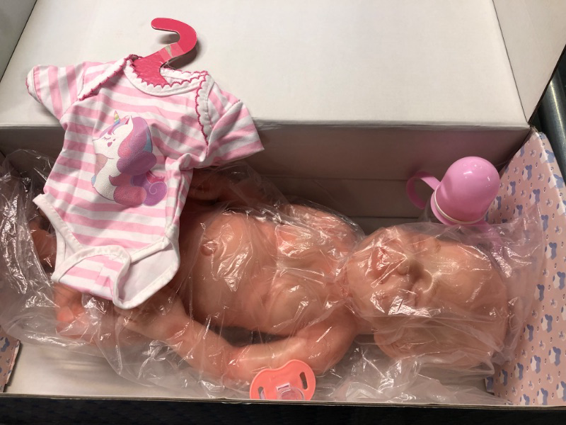 Photo 1 of Lifelike Reborn Baby Dolls - 18.5 Inch Realistic Baby Doll Sleeping Girl Silicone Full Body, Birthdays Gift for Boys and Girls 6+ (Light Makeup-Girl)