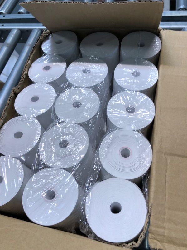 Photo 3 of BAM POS Thermal Paper 3 1/8 x 190 Eco Pack (15 rolls) Paper Rolls for Most Receipt Printers