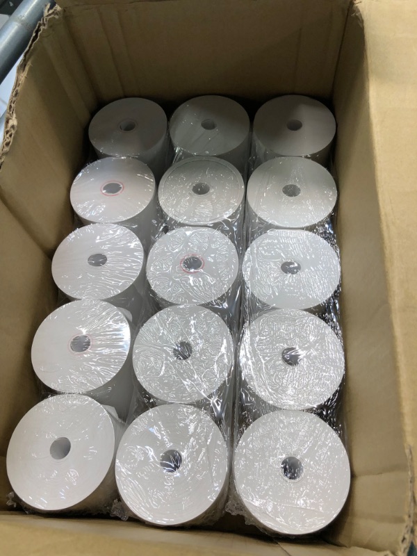 Photo 4 of BAM POS Thermal Paper 3 1/8 x 190 Eco Pack (15 rolls) Paper Rolls for Most Receipt Printers