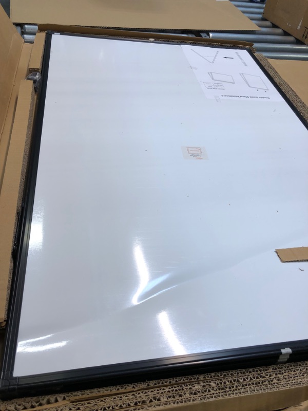 Photo 1 of 
JILoffice Magnetic Whiteboard/White Board, Dry Erase Board 36 x 24 Inch, Black Aluminum Frame Wall Mounted Board for Office Home and School