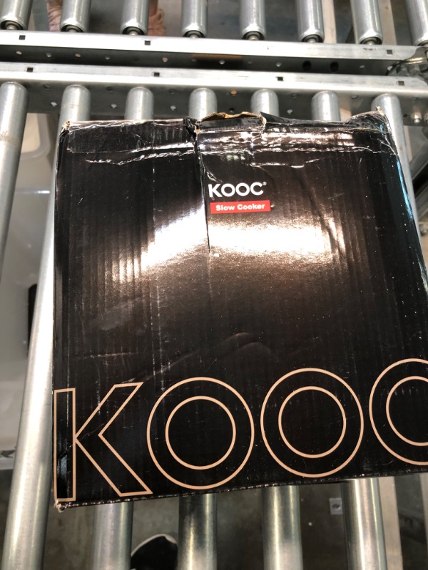 Photo 1 of KOOC Small Slow Cooker, 2-Quart, Free Liners Included for Easy Clean-up, Upgraded Ceramic Pot, Adjustable Temp, Nutrient Loss Reduction, Stainless Steel, Red, Round 2 Quart Red