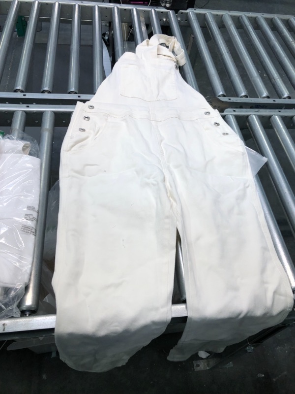 Photo 1 of WOMENS MEDIUM IVORY OVERALLS