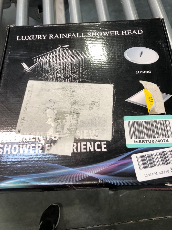 Photo 2 of 12 Inch Shower Head Combo,High Pressure Rain Shower Head with 11 Inch Adjustable Extension Arm and 5 Settings Handheld Shower Head Combo,Powerful Shower Spray Against Low Pressure Water - Matte Black 12'' Showerhead Set Matte Black
