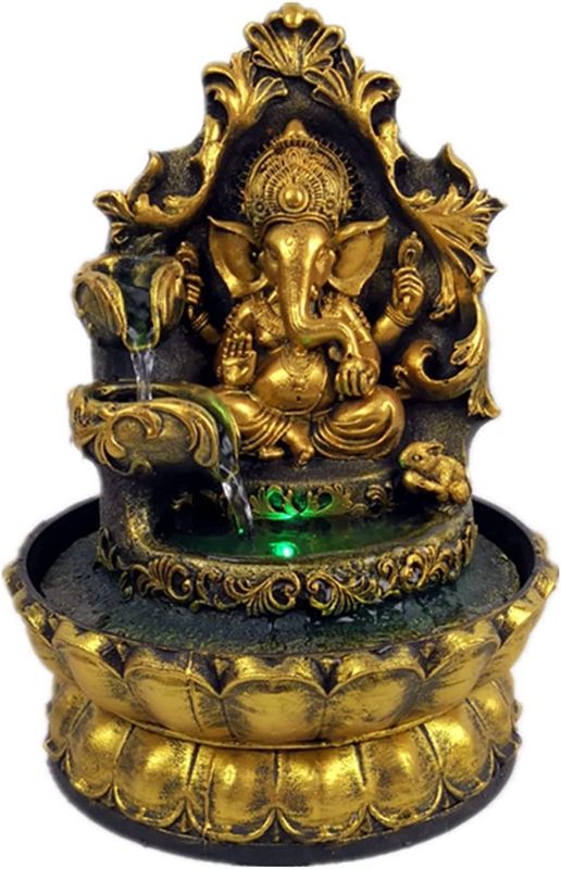 Photo 1 of 
Desktop Fountain Desktop Fountain Statue Indoor Water Fountain Led Waterscape Home Decorations Lucky Feng Shui Ornaments Tabletop Fountain