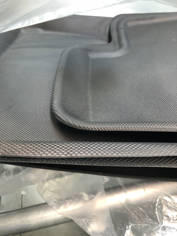 Photo 3 of Tesla Model 3 Floor Mats: All Weather Car Mats 2021 2022 2023 - Cars Accessories 3D Floor Liner - Tesla Model 3 Waterproof XPE TPR Front and Rear Liner 2021 2022 2023 - Black - PAVAAIDAN