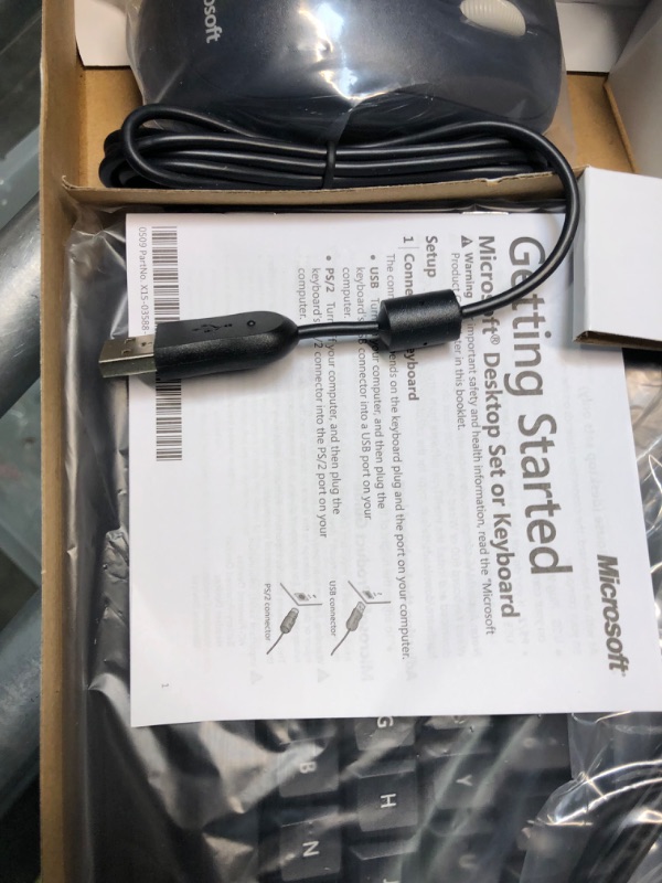 Photo 1 of Microsoft Wired Desktop, Black (APB-00002)