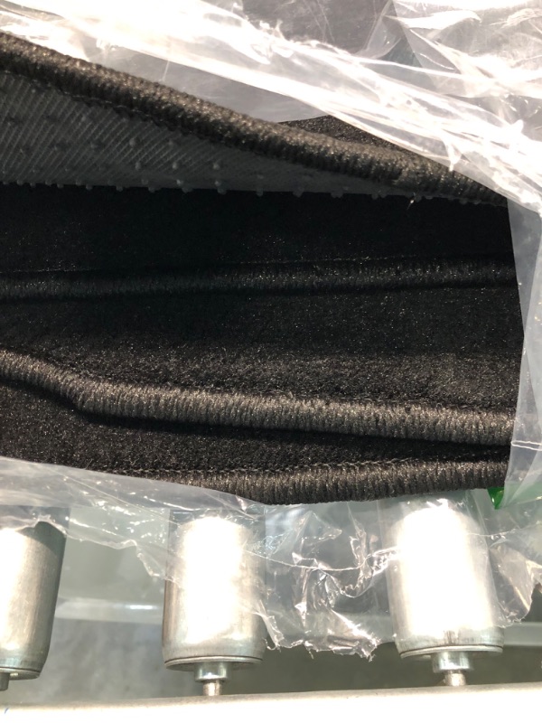 Photo 3 of Black car floor mats with strips 