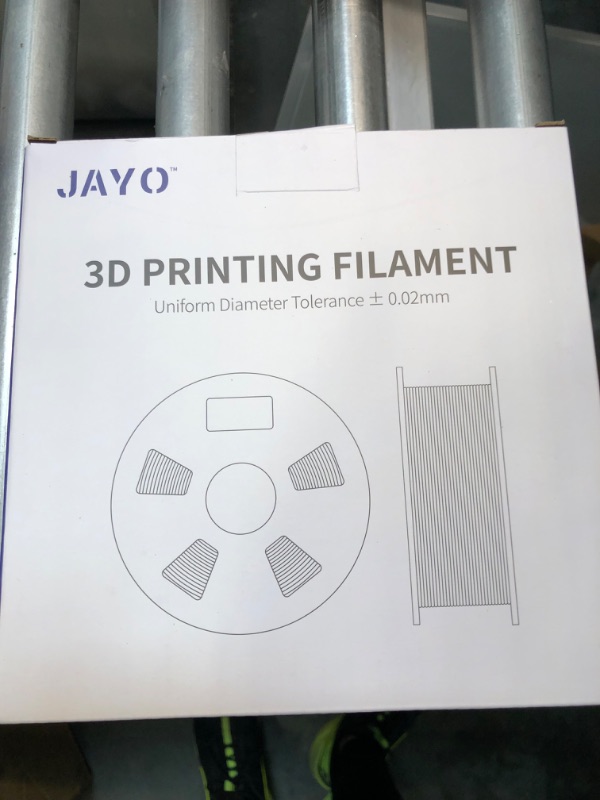 Photo 2 of JAYO ABS  Filament 1.75mm, Upgraded PLA Meta 3D Printer Filament 0.65KG, Diameter 1.75mm ± 0.02mm High Fluidity Fast Print 3D Printing Consumables, 1.4LBS ORANGE3D Filament