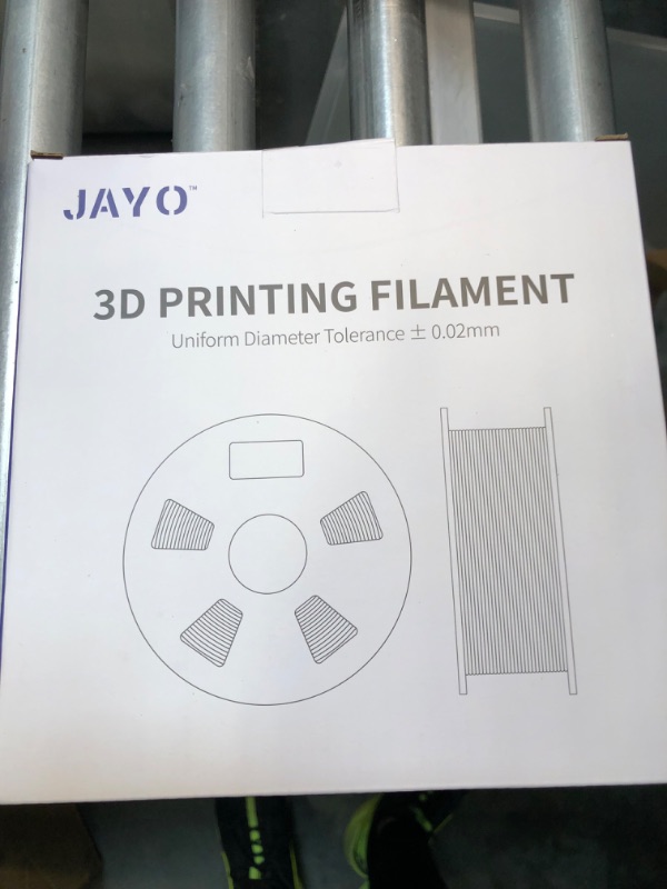 Photo 1 of JAYO PLA Filament 1.75mm, Upgraded PLA Meta 3D Printer Filament 0.65KG, Diameter 1.75mm ± 0.02mm High Fluidity Fast Print 3D Printing Consumables, 1.4LBS GREEN 3D Filament