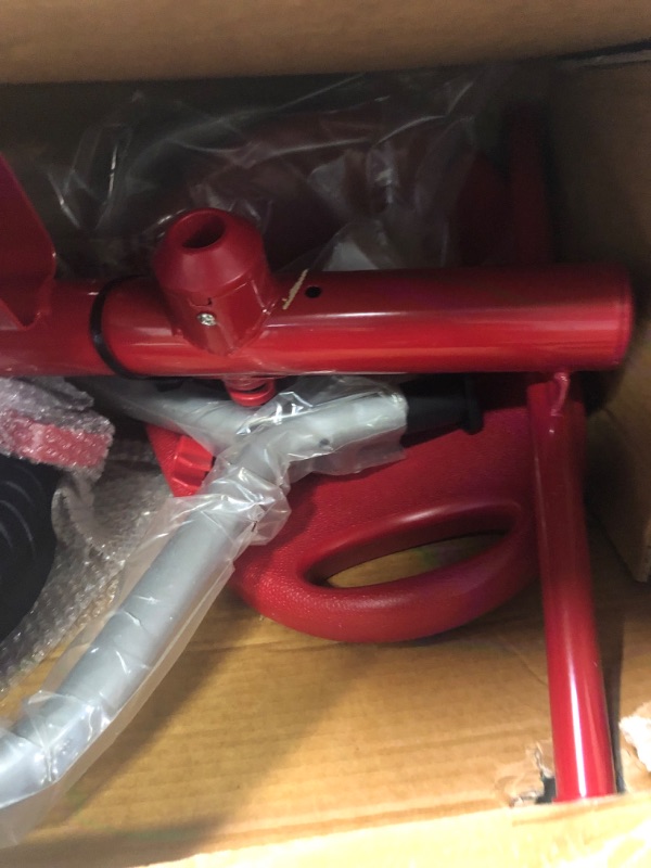 Photo 1 of Radio Flyer Deluxe Steer & Stroll Ride-On Trike, Tricycle For Toddlers Age 2-5, Toddler Bike Red