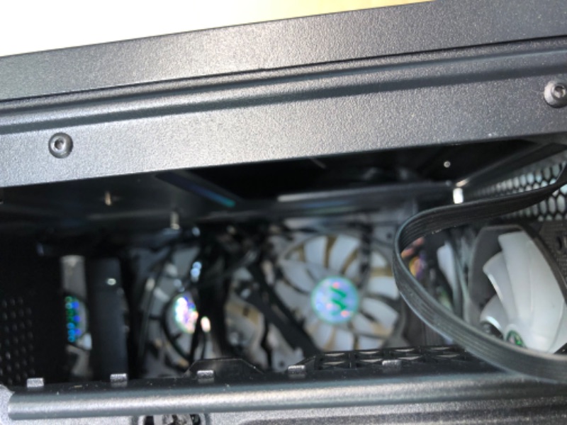 Photo 1 of MUSETEX 6pcs ARGB Fans Pre-Installed, USB 3.0 Tempered Glass ATX Mid-Tower Chassis Gaming PC Case Cable Management/Airflow Gaming Style ATX/Micro ATX/ITX...