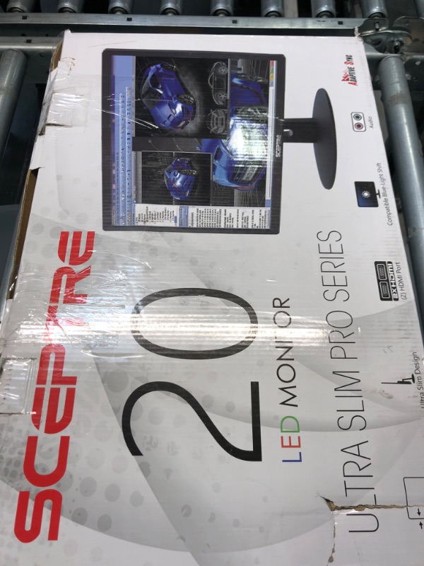 Photo 1 of Sceptre 20" 1600x900 75Hz Ultra Thin LED Monitor 2x HDMI VGA Built-in Speakers, Machine Black Wide Viewing Angle 170° (Horizontal) / 160° (Vertical) 20" 75Hz Monitor