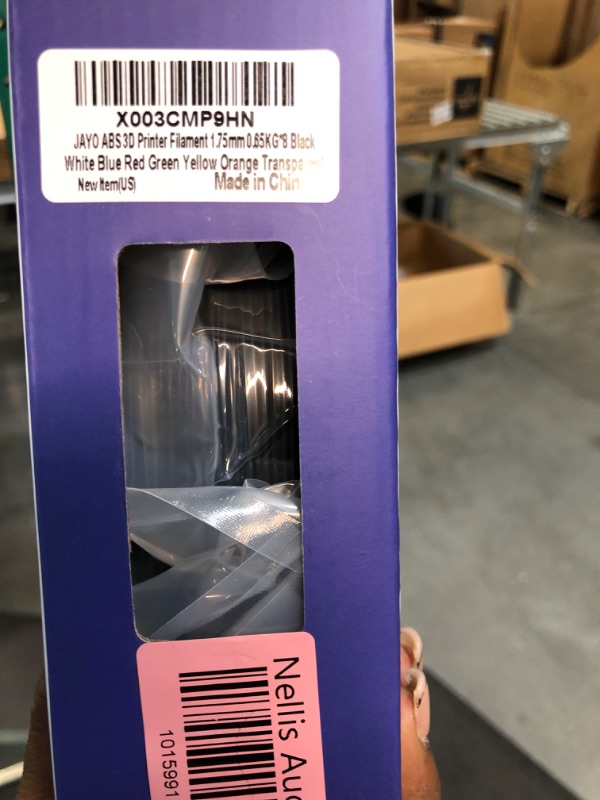 Photo 1 of JAYO PLA Filament 1.75mm, Upgraded PLA Meta 3D Printer Filament 0.65KG, Diameter 1.75mm ± 0.02mm High Fluidity Fast Print 3D Printing Consumables, 1.4LBS GRAY 3D Filament