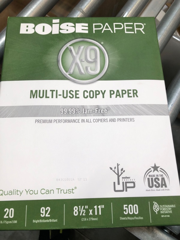 Photo 3 of Boise X-9 Multipurpose Paper Paper,Xero,We,8.5X11,20# Pmcin6  3PK