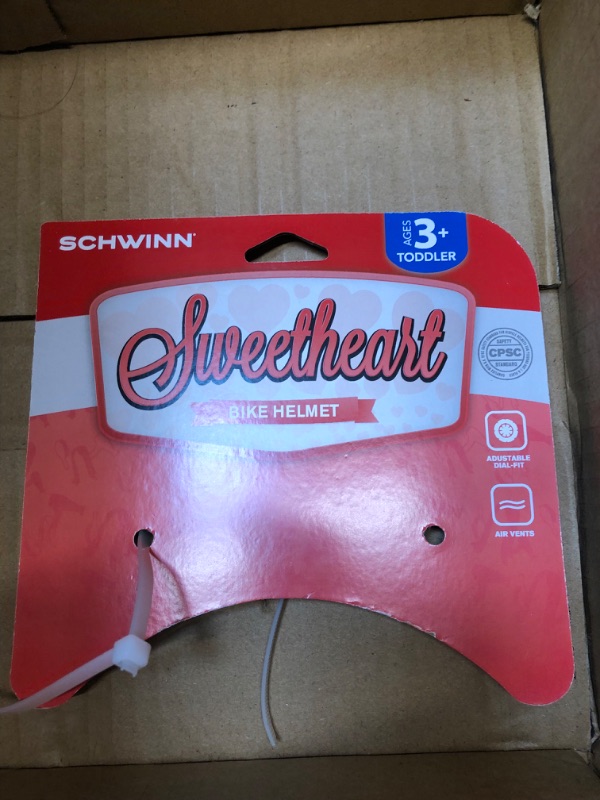 Photo 7 of Schwinn Kids Bike Helmet with 3D Character Features, Infant and Toddler Sizes, Toddler, Sweetheart