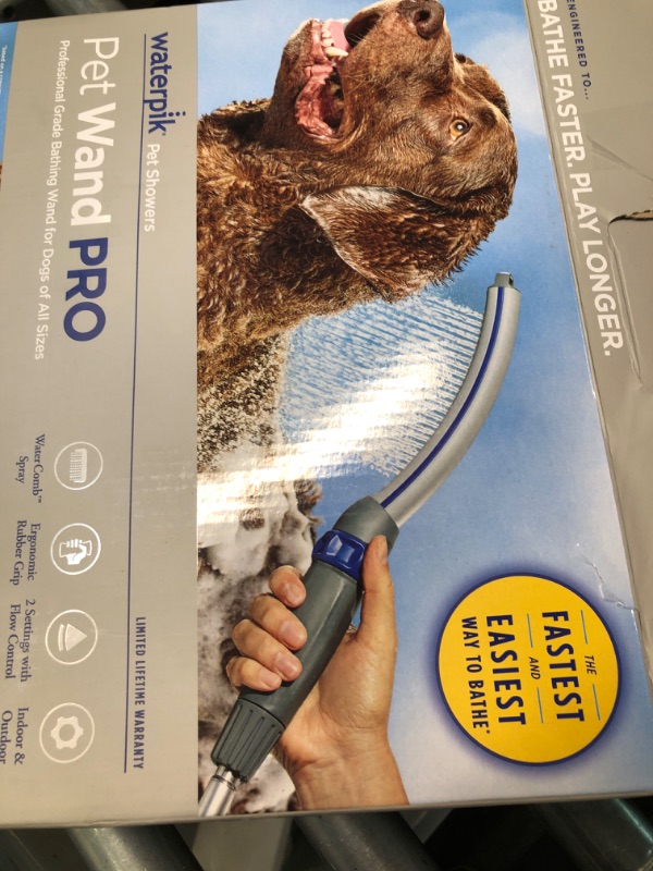 Photo 2 of Waterpik Ppr-252 Pet Wand Pro Dog Shower Attachment for Indoor-Outdoor