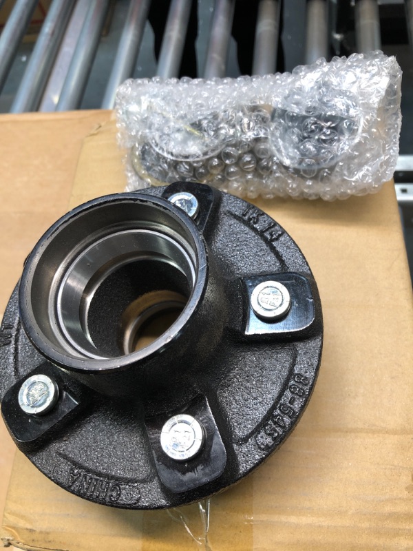 Photo 3 of M-Parts 3,500-lb Trailer Hub Kit, 5 Bolt 5" x 4.5" Replacement Trailer Hub Kit for 3,5000-lb Trailer axles, Trailer Hub 5 on 4.5 Trailer Hub (88-545KIT-1)