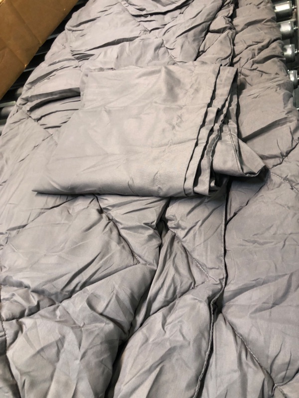 Photo 3 of 
Basic Beyond Down Alternative Comforter Set (King, Flame/Charcoal Gray) - Reversible Bed Comforter with 2 Pillow Shams for All Seasons